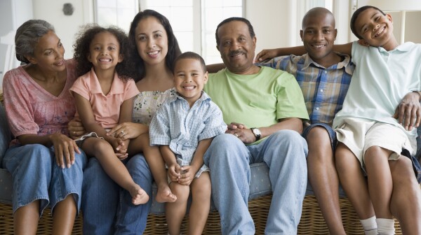 multigenerational African American family 