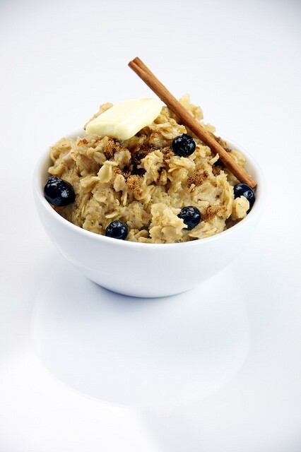 Oatmeal with Blueberries