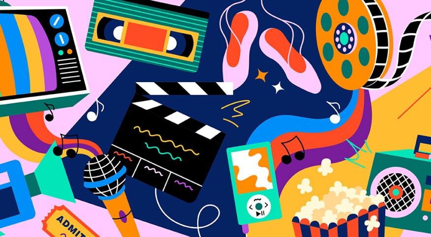 illustration_of_movie_entertainment_related_items_by_Alyah Holmes_1440x560
