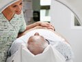 Older man getting an MRI exam-when medical tests are needed