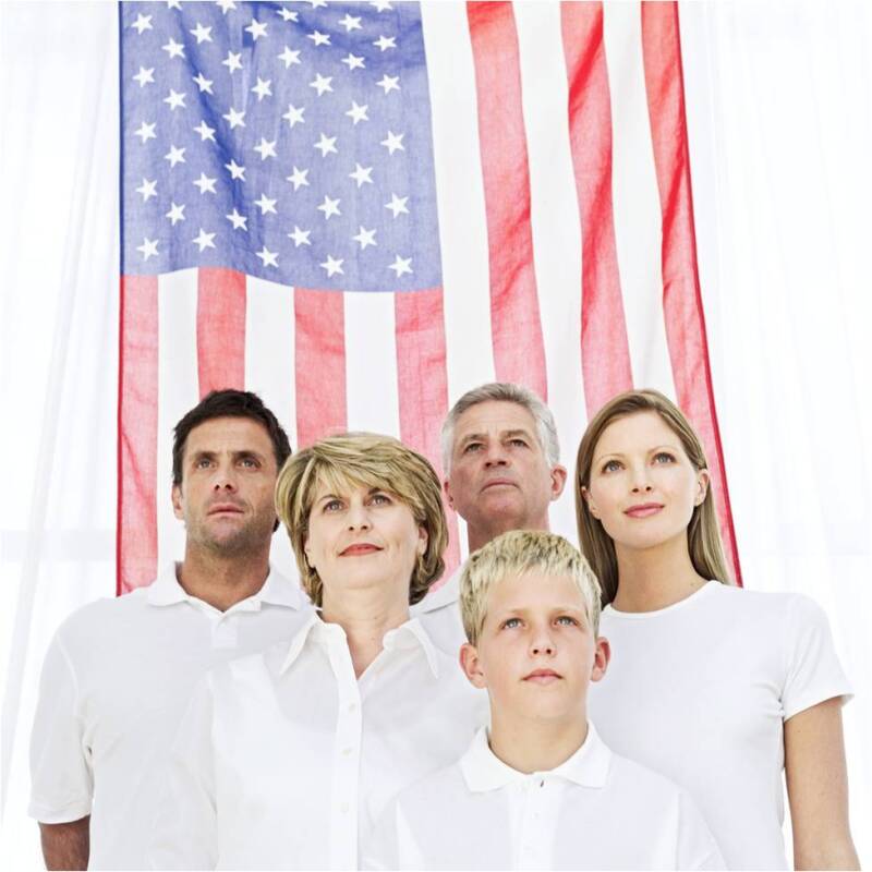 American multigen family