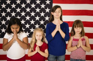 people praying