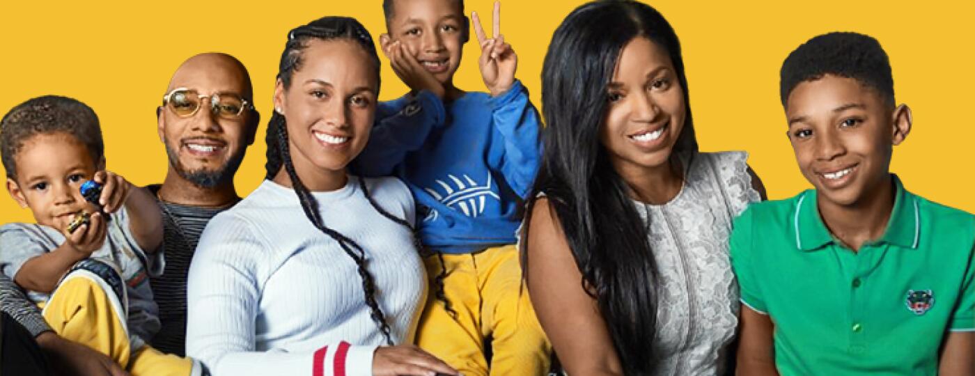 Mashonda Tifrere with her kids ex husband and alicia keys