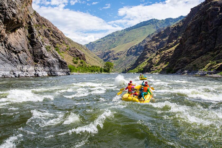 Whitewater rafting with OARS.