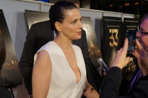 Juliette Binoche at the Washington, DC premiere of "The 33"