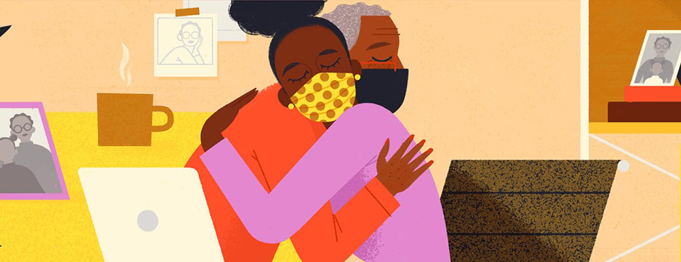 illustration_of_lady_giving_a_virtual_hug_to_another_by_lady_loris_lora_1440x400
