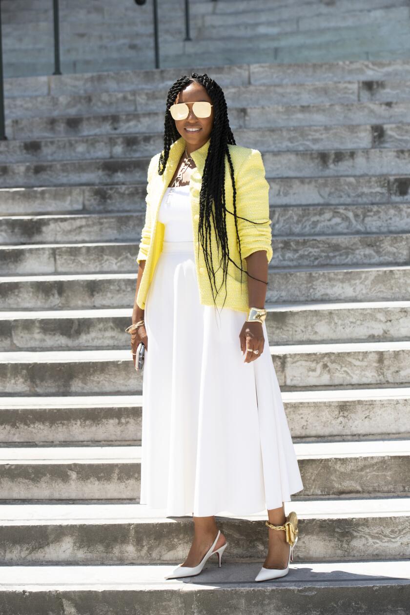 Street Style : Paris Fashion Week -Haute Couture Fall/Winter 2019/2020 : Day Three