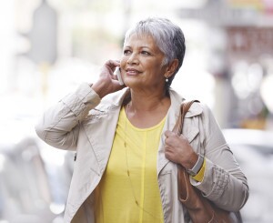 Woman on her smartphone