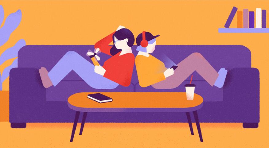 illustration_of_mother_and_daughter_sitting_back_to_back_on_couch_by_María_Hergueta_1440x560