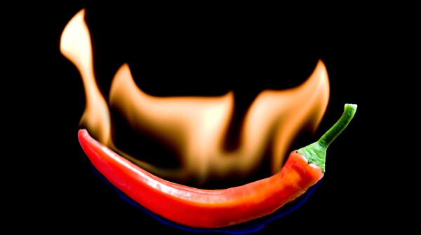 Fiery hot chili