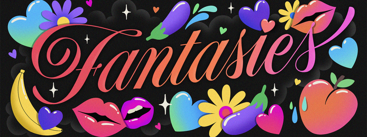 typography of the word fantasies