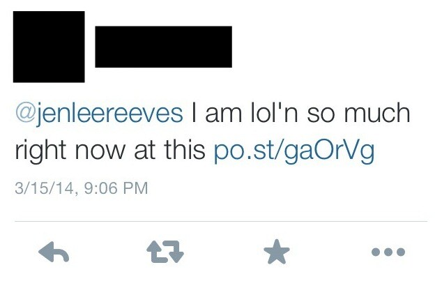 A simple Twitter message is not worth clicking on the link.