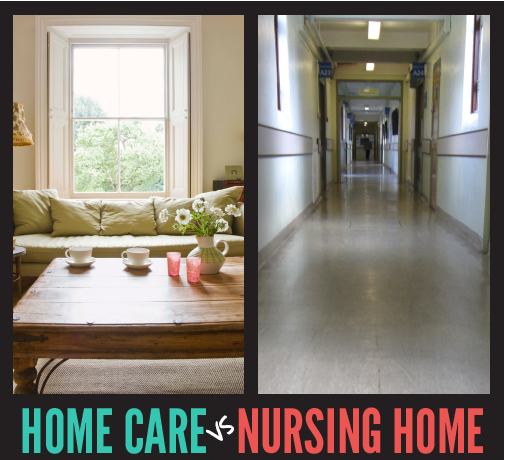 home care vs nursing home
