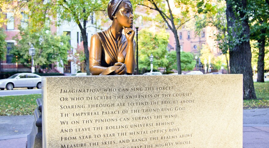 photo of Boston Massachusetts Statue Poet Phillis Wheatley