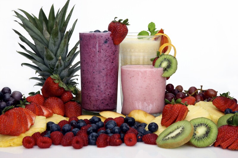 Smoothies and juices