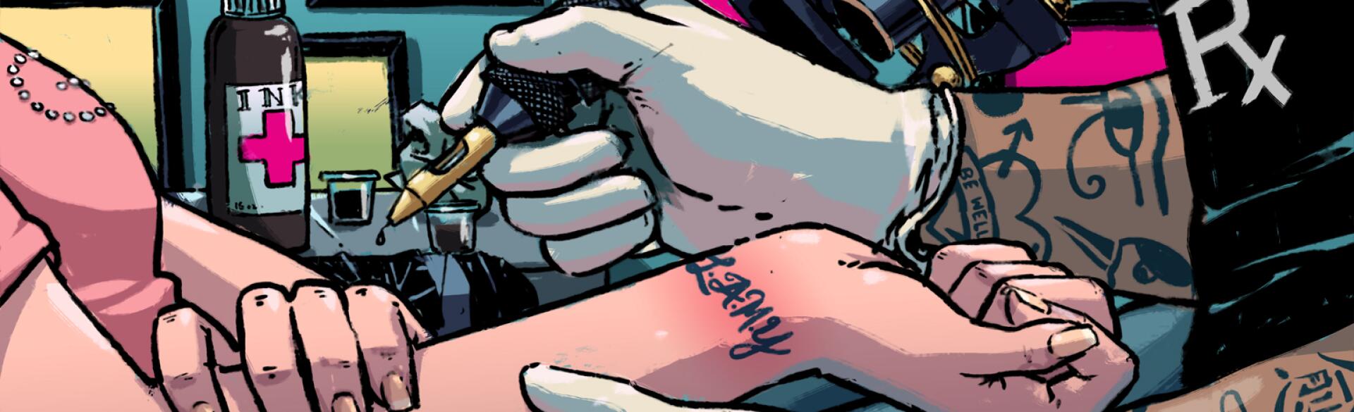 girlfriend, tattoo, aarp
