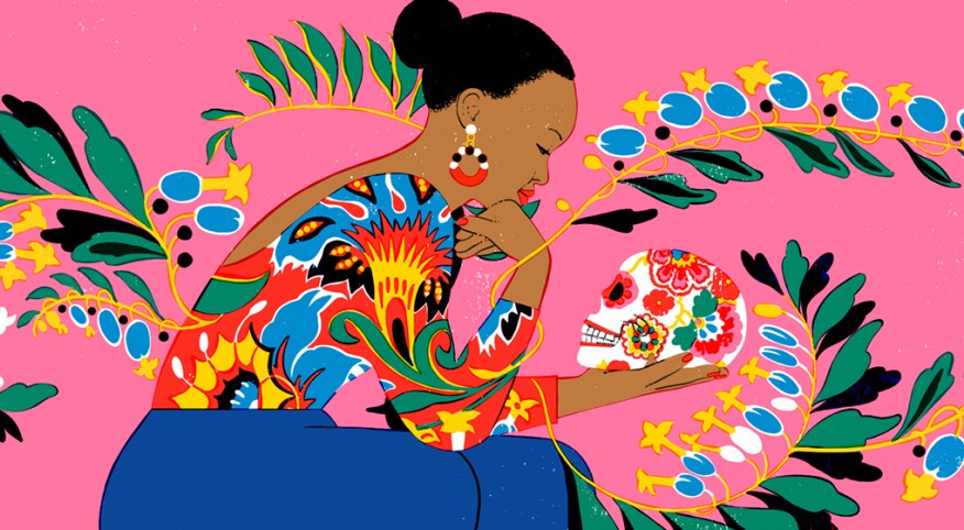 illustration_of_woman_meditating_Looking_at_skull_meaning_of_life_sonia_pulido_1440x560.jpg