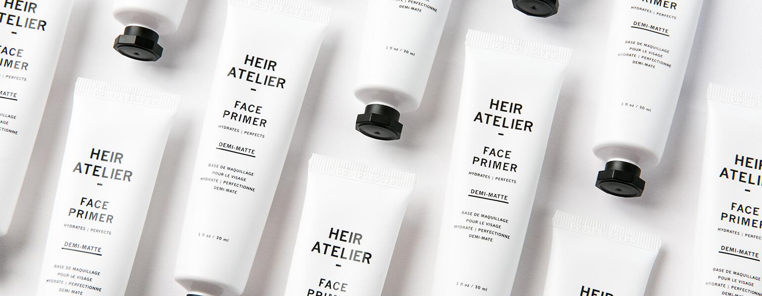 closeup of heir atelier brand face primer