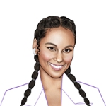 Portrait Illustration of Alicia Keys