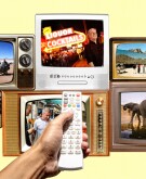 image of televisions with different travel related shows on screen