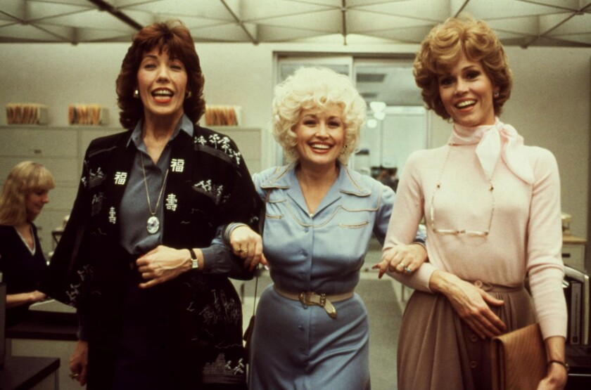 NINE TO FIVE, Lily Tomlin, Dolly Parton and Jane Fonda