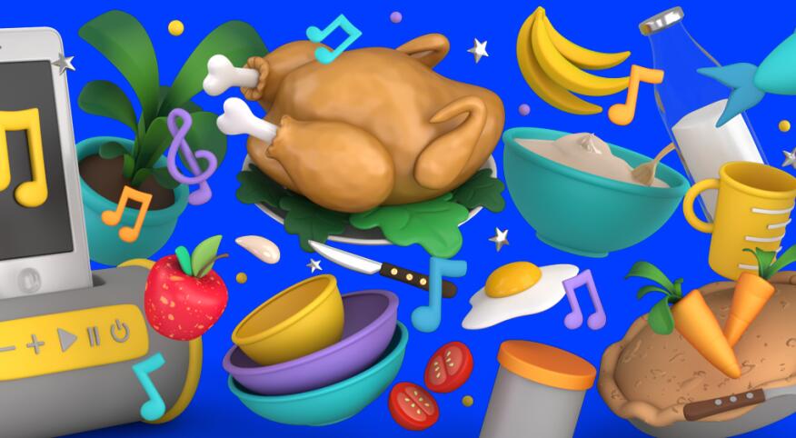 illustration_of_foods_and_music_playing_from_phone_on_speaker_by_mora_vieytes_1440x560.jpg