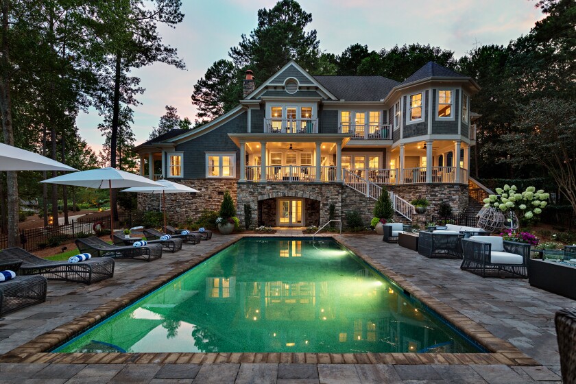 Private pool at the lake house, The Ritz-Carlton Reynolds, Lake Oconee