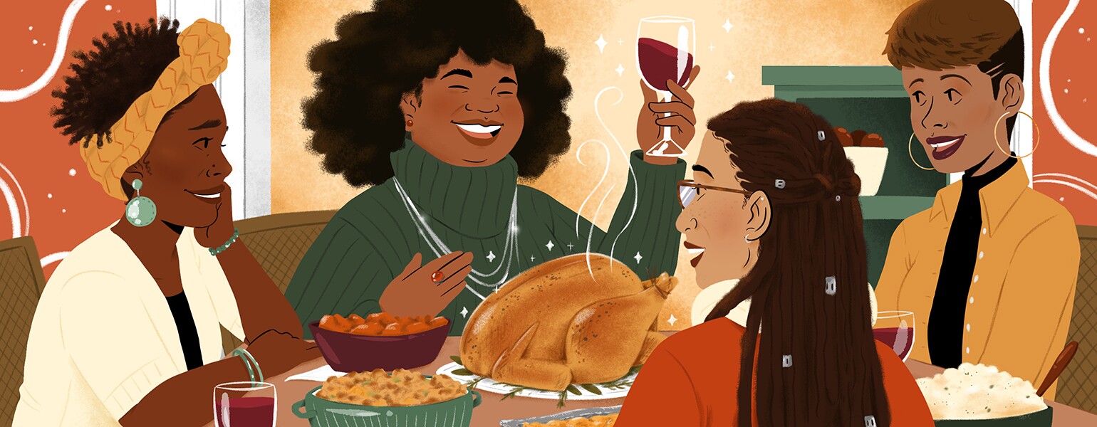 aarp, sisters, thanksgiving, holidays