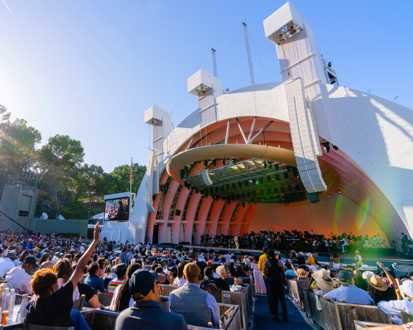 Stadium view of Hollywood Bowl Jazz