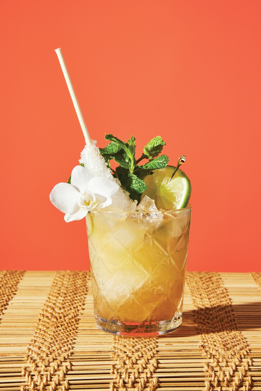Tropical Cocktails For Your Backyard - Navy Grog