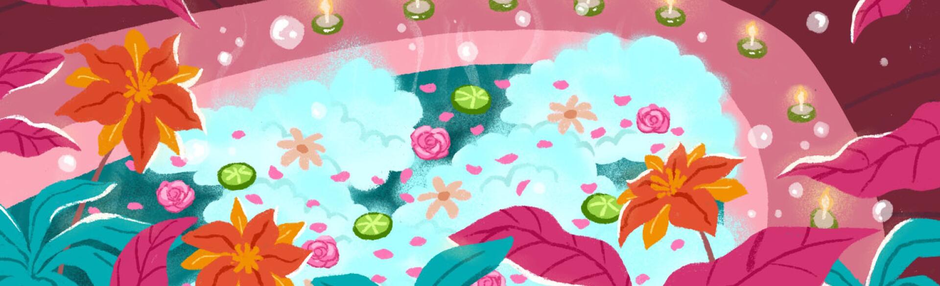 illustration_of_bubble_bath_with_flowers_and_leaves_by_charlot_kristensen_1540x600