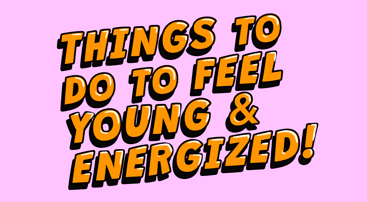 gif illustration of different tips for feeling energized