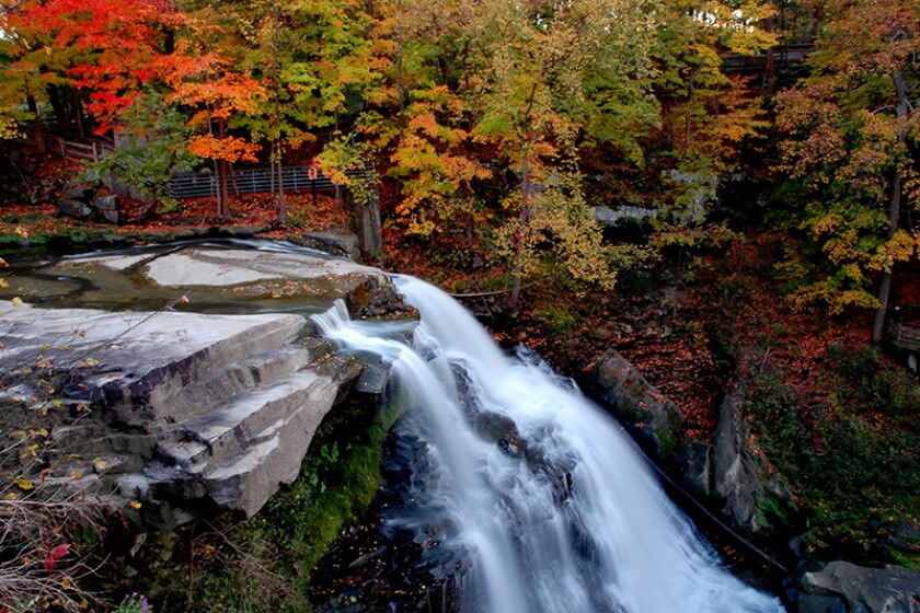 Brandywine falls in the Cuyahoga Valley National Park