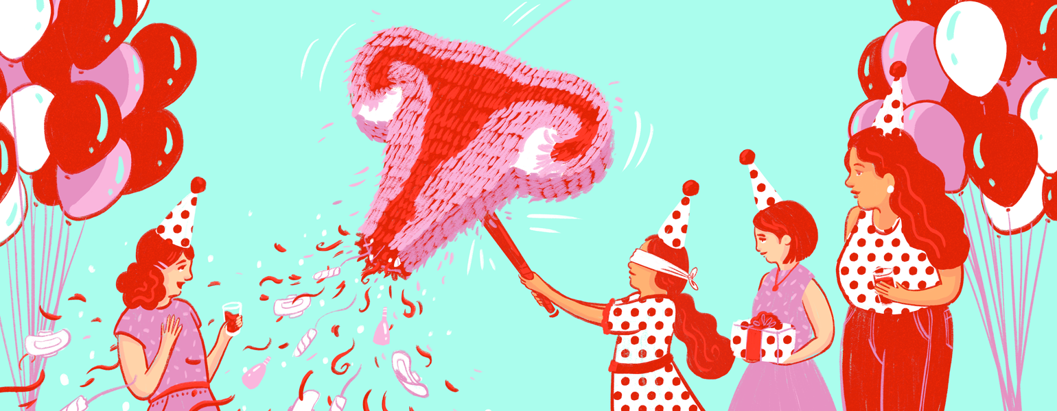 Period Party, womandhood, aarp, girlfriend, parenting