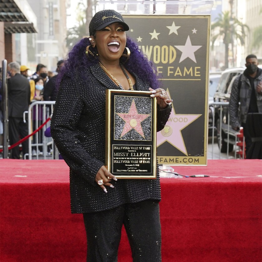 Missy Elliot receives her new star on the Hollywood Walk of Fame