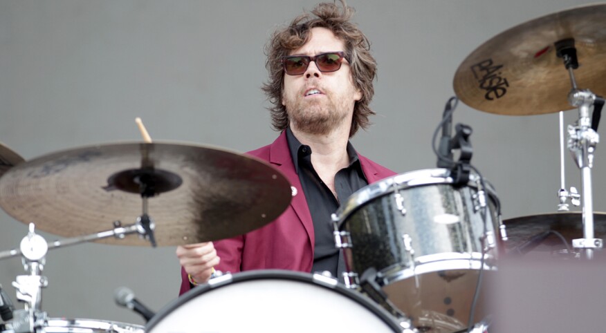 Jon Wurster of The Mountain Goats performs on the Twin Peaks Stage during the 2018 Outside Lands Music And Arts Festiva