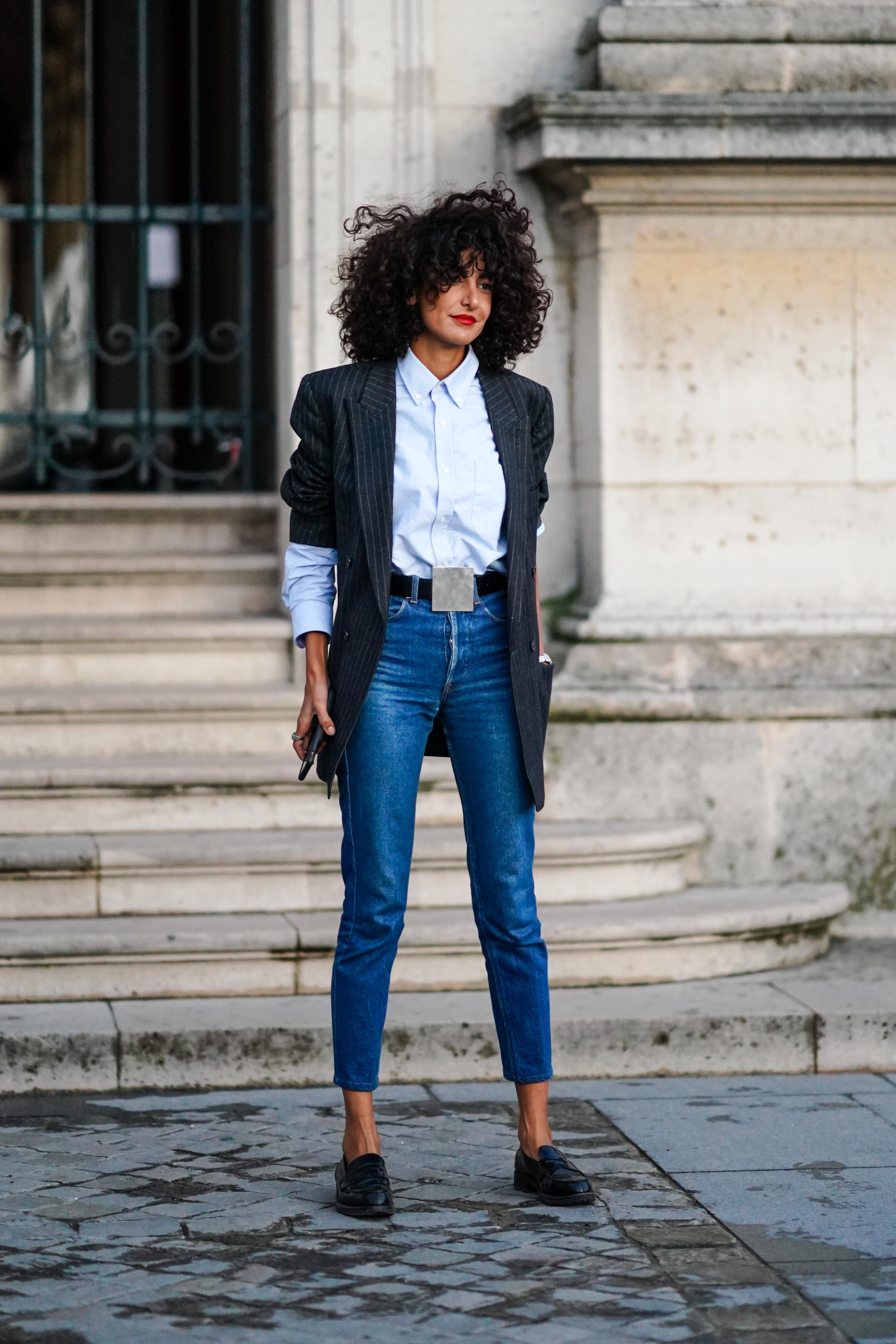 Street Style : Paris Fashion Week - Womenswear Spring Summer 2020 : Day Nine