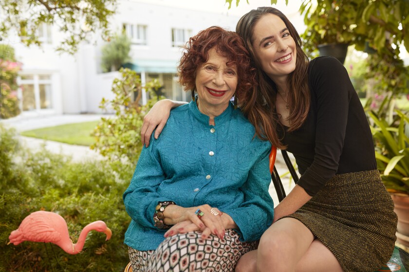 Actress Annie Korzen, left, and her friend Mackenzie Morrison.