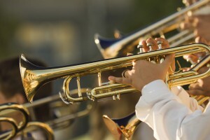 Trumpets playing