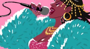 Black Music Month, illustration, aarp, sisters, spotify, playlist