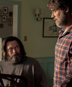 image of actor Nick Offerman in tv show the last of us