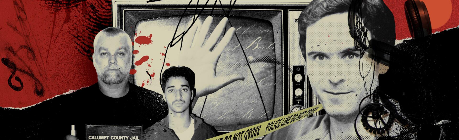 photo collage of true crime examples by eleanor shakespeare