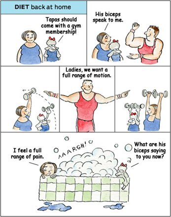 Exercising at home