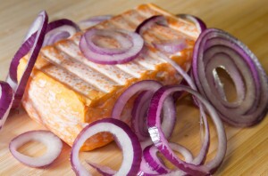 Limburger cheese with onions