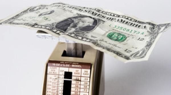 Dollar Bill on Scale