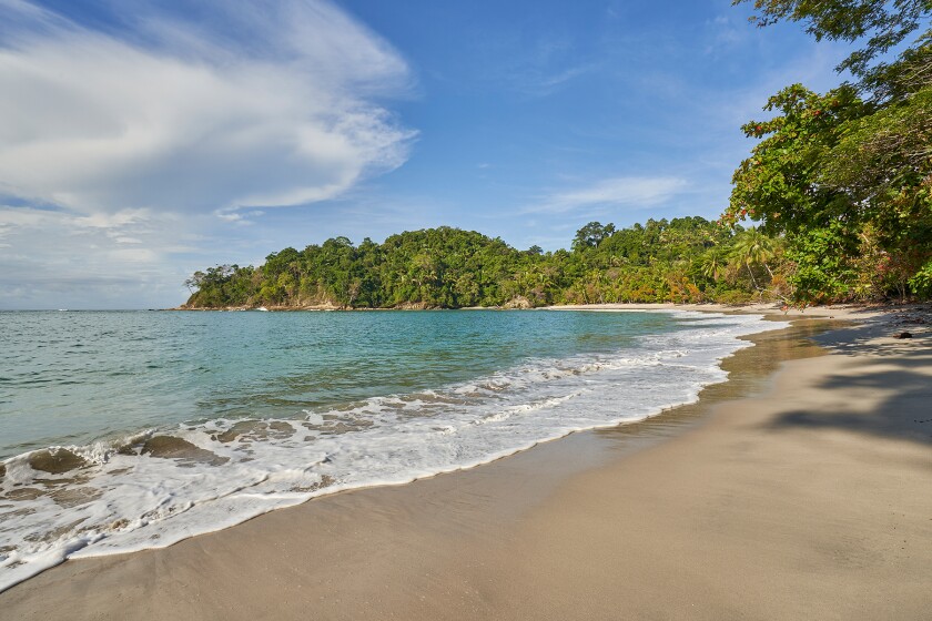 Manuel Antonio National Park on the Pacific Coast of Costa Rica