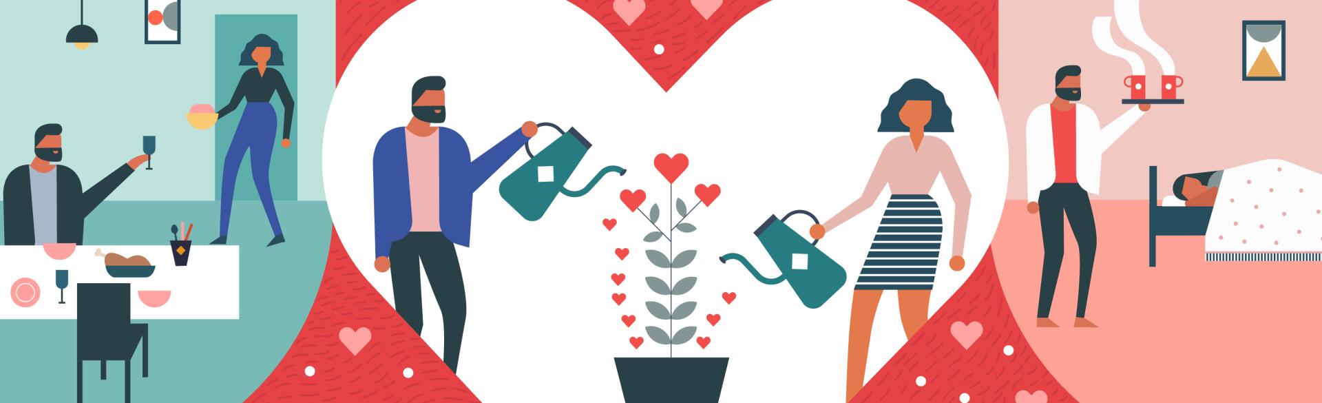 illustration_of_couple_having_dinner_watering_plants_and_having_breakfast_in_bed_by_meroo_seth_1540x600.jpg