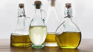 Bottles of olive oil