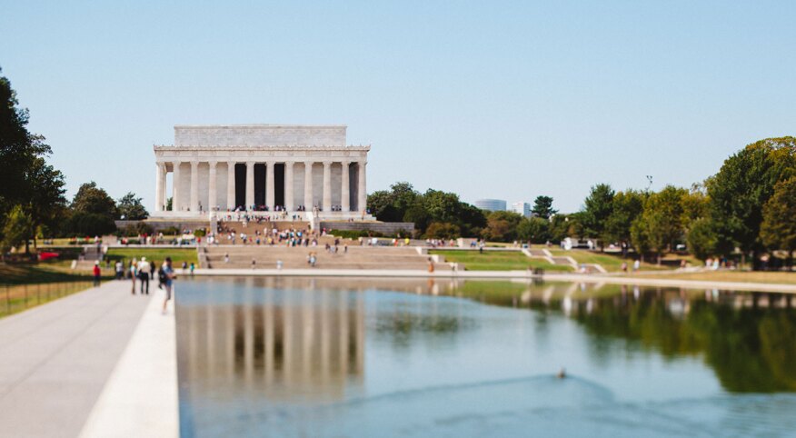 Lincoln Memorial in Washington DC.