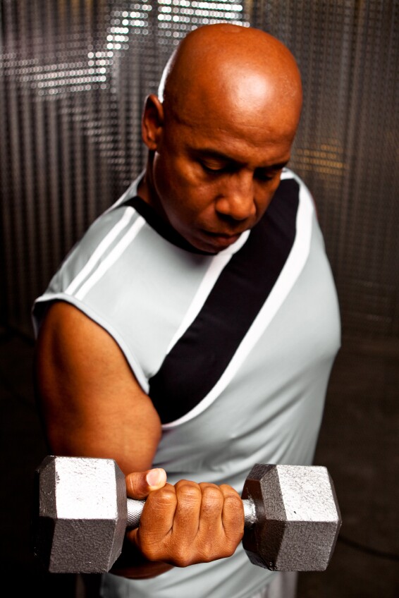 Man working out